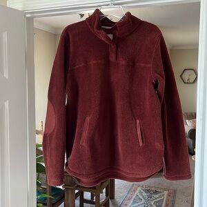 Rust Fleece Jacket